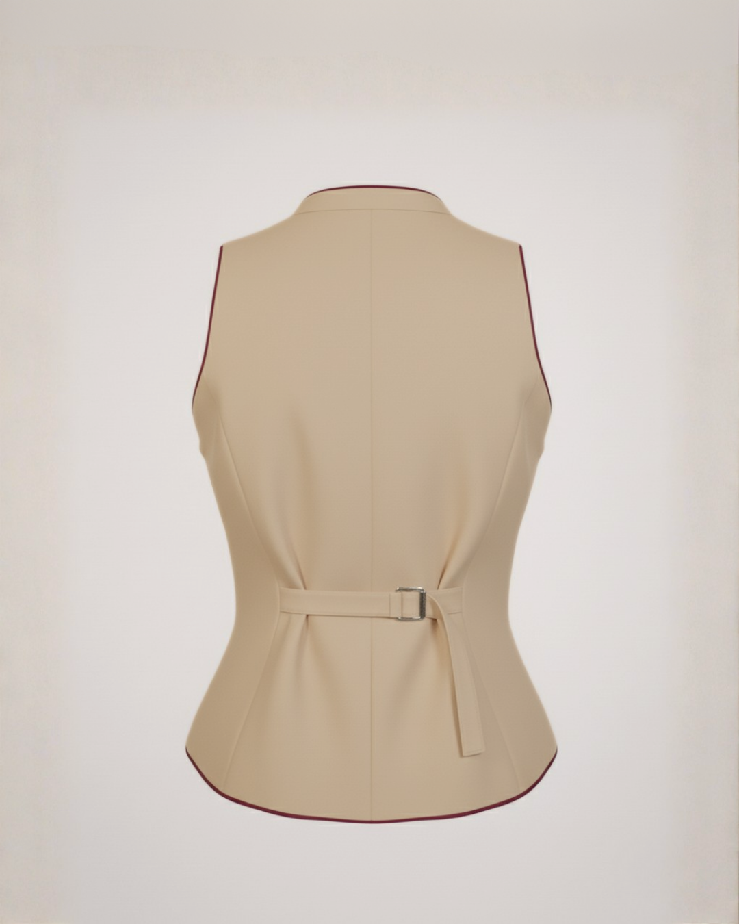 The Desert Rose Tailored High-Neck Waistcoat