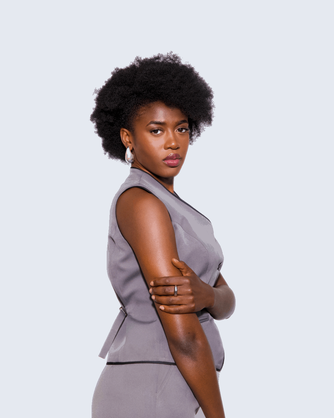 The Saja Tailored High-Neck Waistcoat
