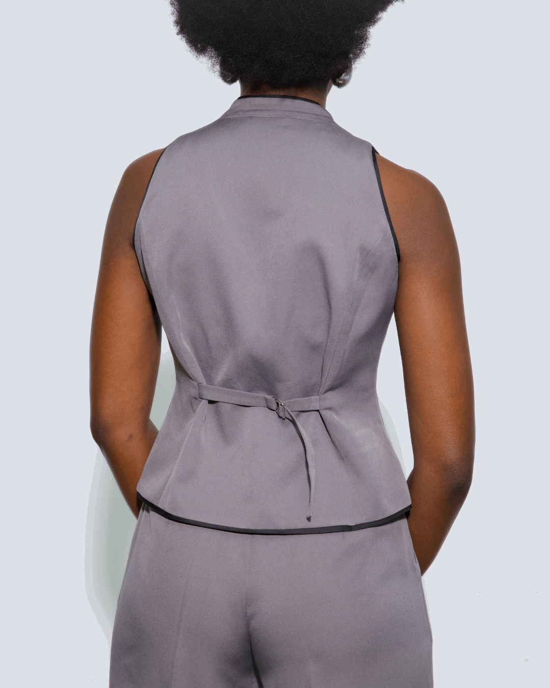 The Saja High-Waisted Wide-Leg Trousers