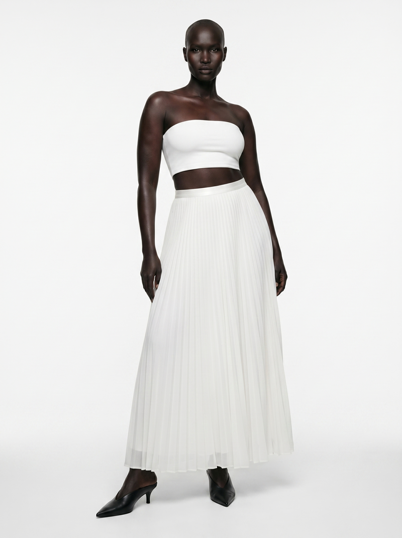 The Zahra White Skirt