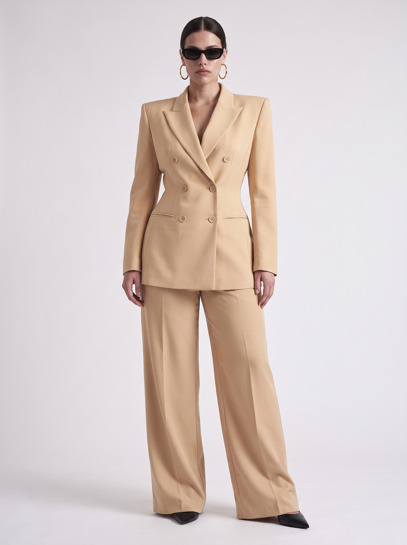 The Roksana Suit, Champagne