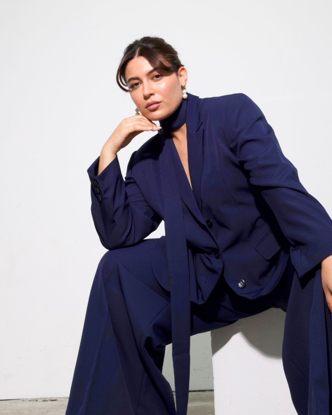 The Aurora Tailored Oversized Blazer with Belt