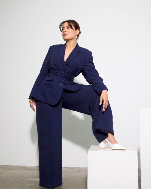 The Aurora High-Waisted Wide-Leg Trousers
