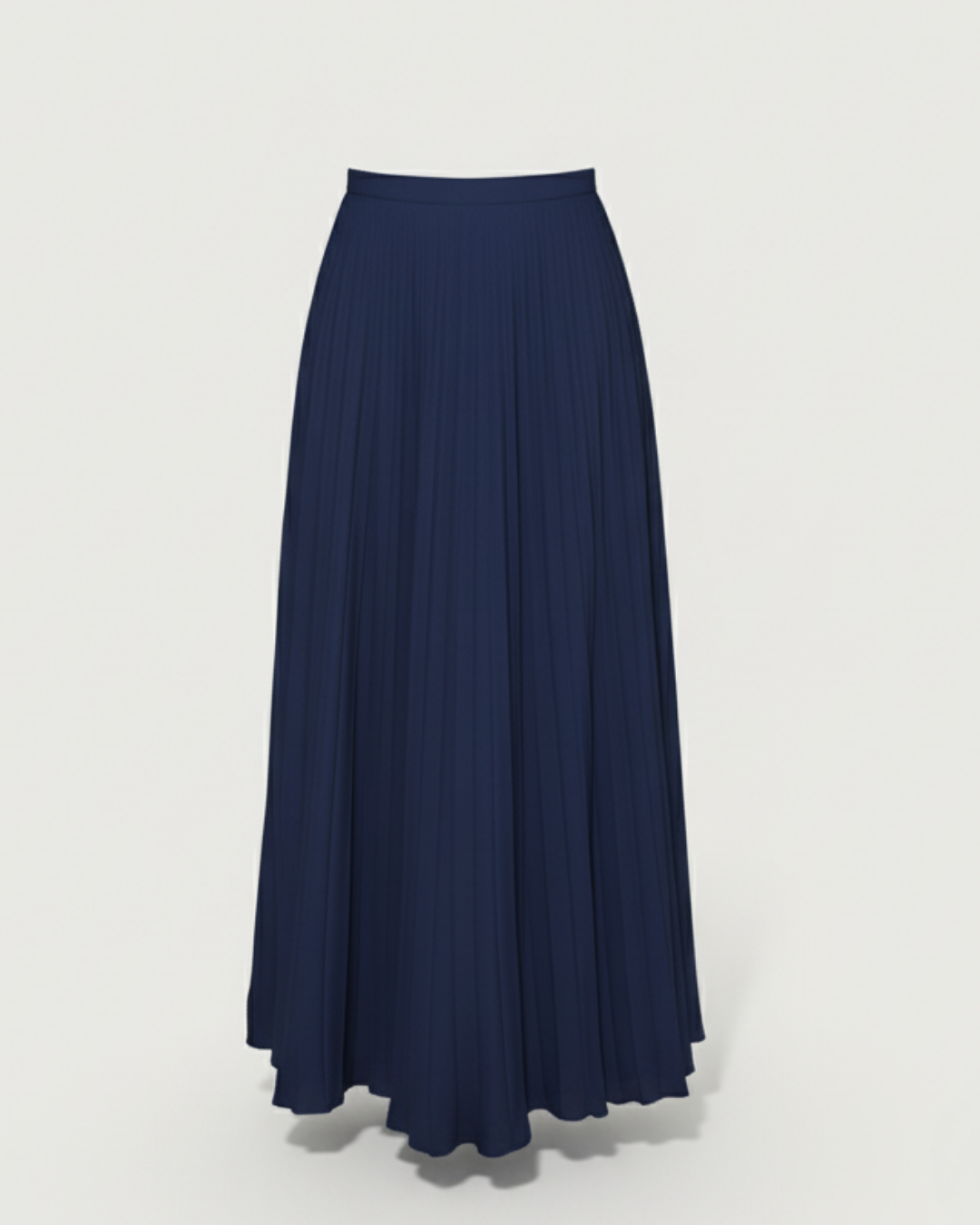 The Zahra Blue Tailored Skirt