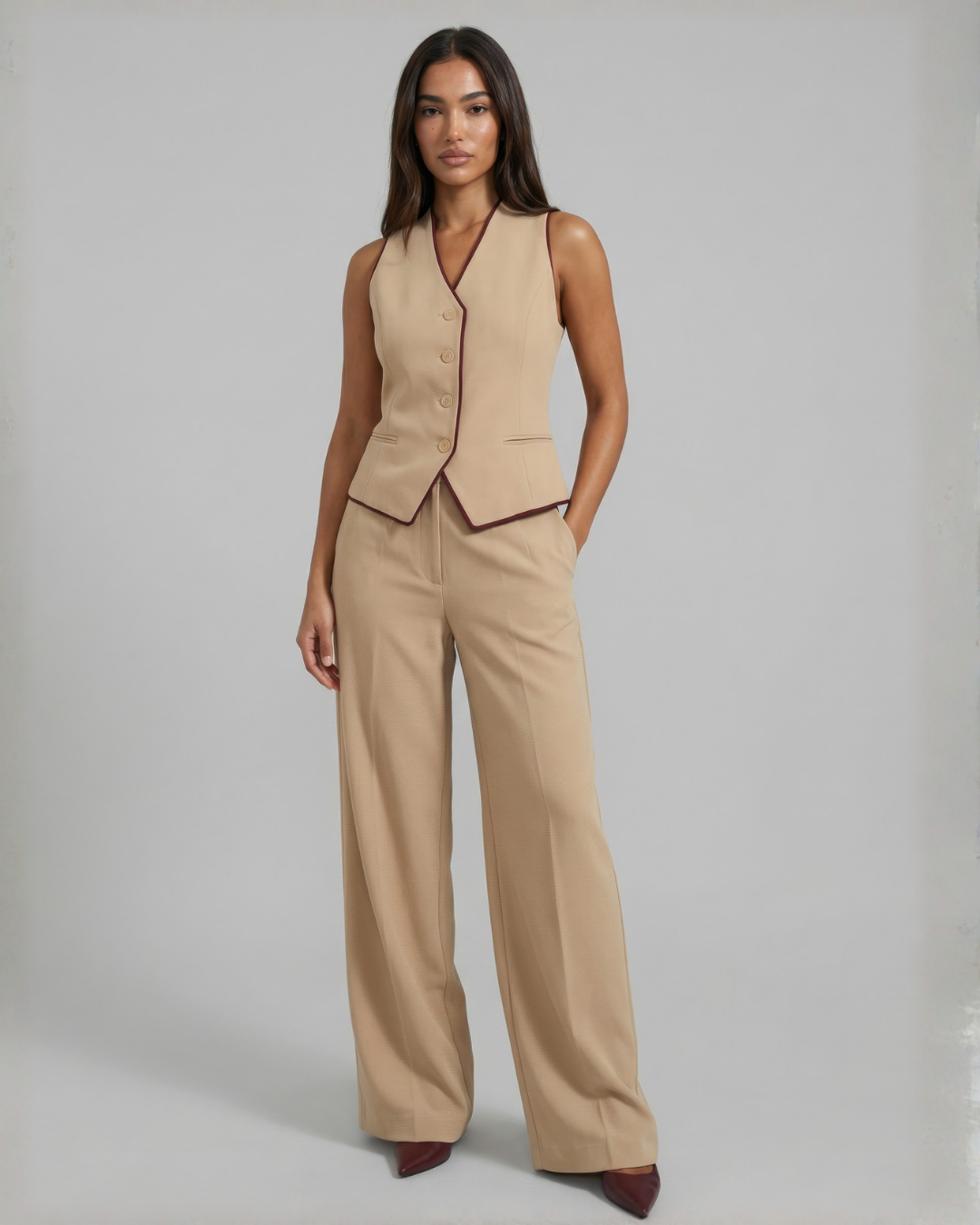 The Desert Rose Trousers & Waistcoat Set