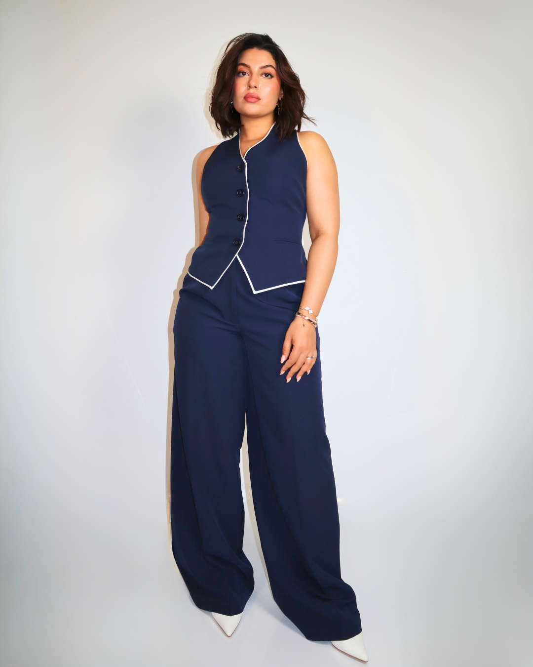 The Aurora High-Waisted Wide-Leg Trousers