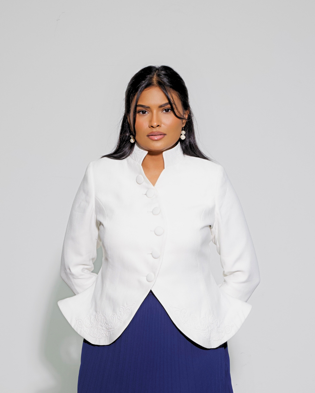 The Noor Hand-Embroidered Blazer