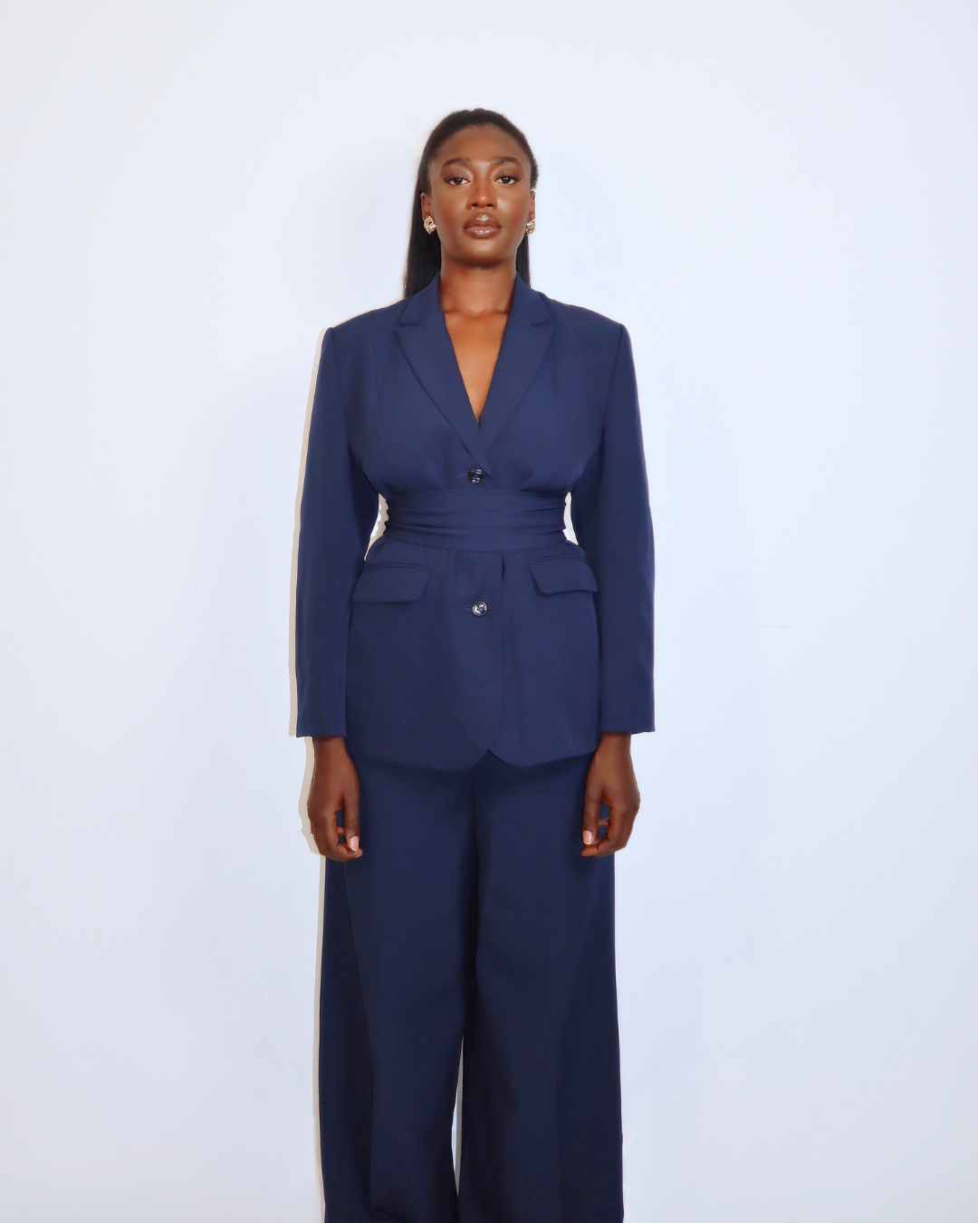 The Aurora Tailored Oversized Blazer with Belt