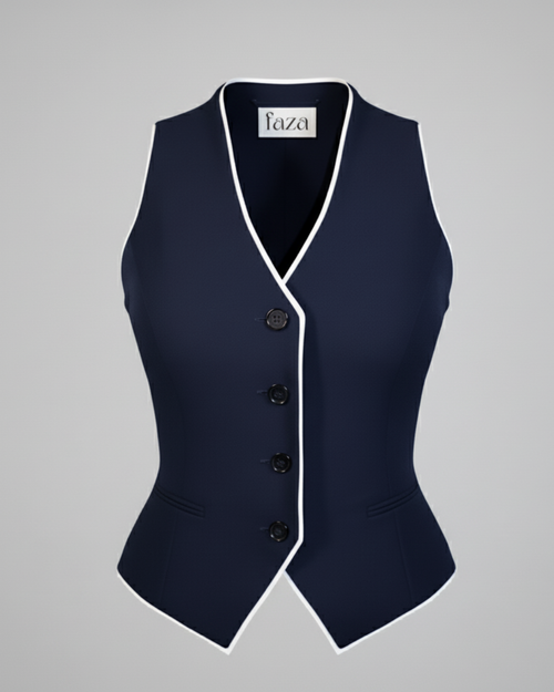 The Aurora Tailored High-Neck Waistcoat