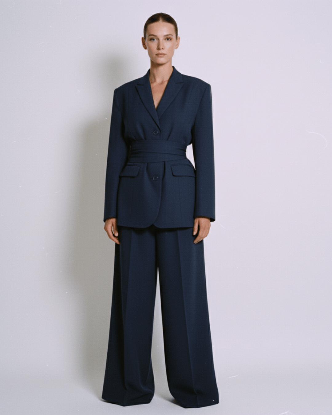 The Aurora Tailored Oversized Blazer with Belt