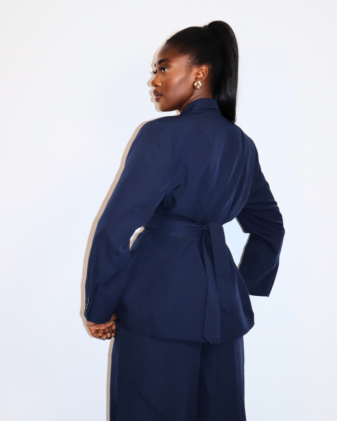 The Aurora Tailored Oversized Blazer with Belt