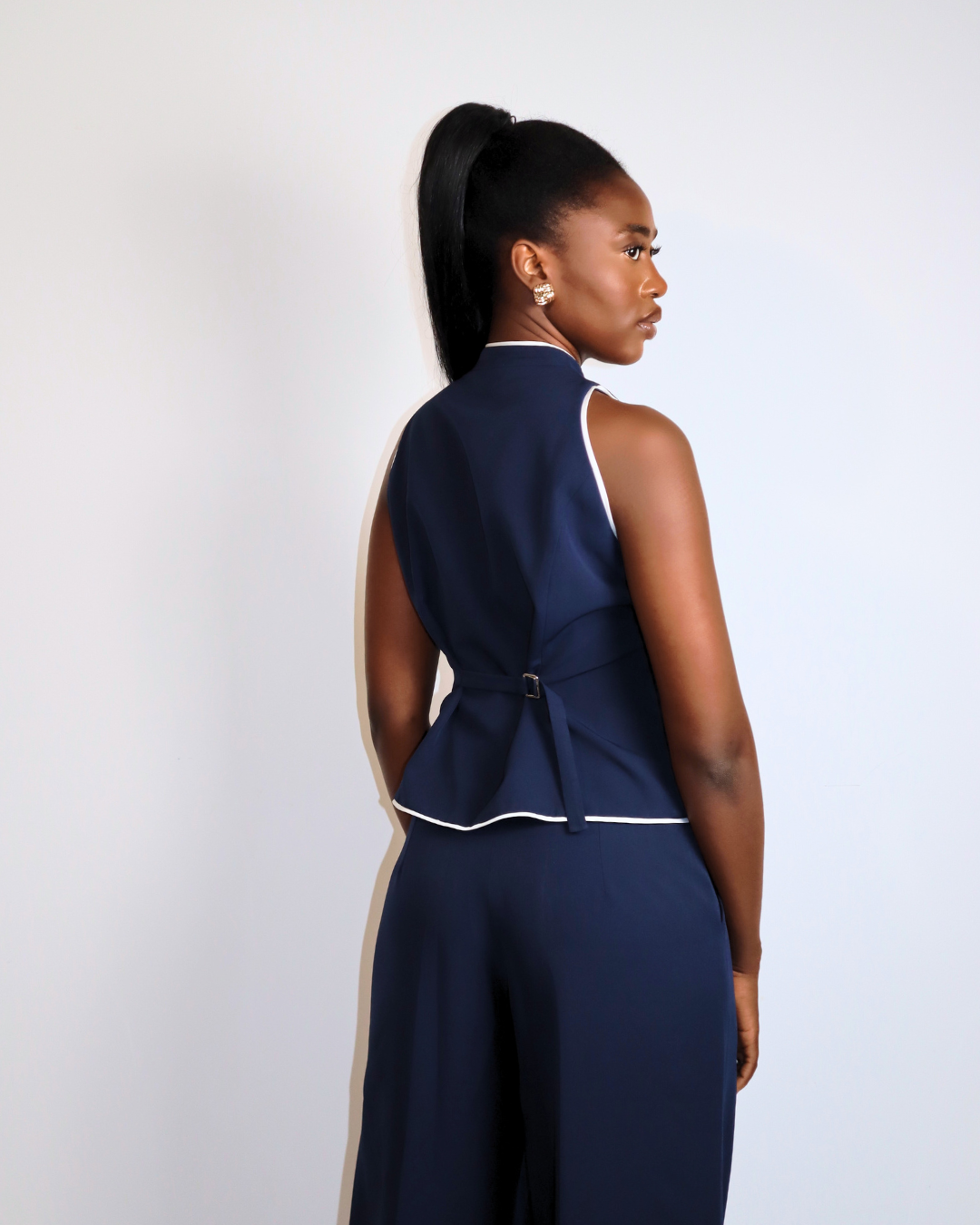 The Aurora Tailored High-Neck Waistcoat