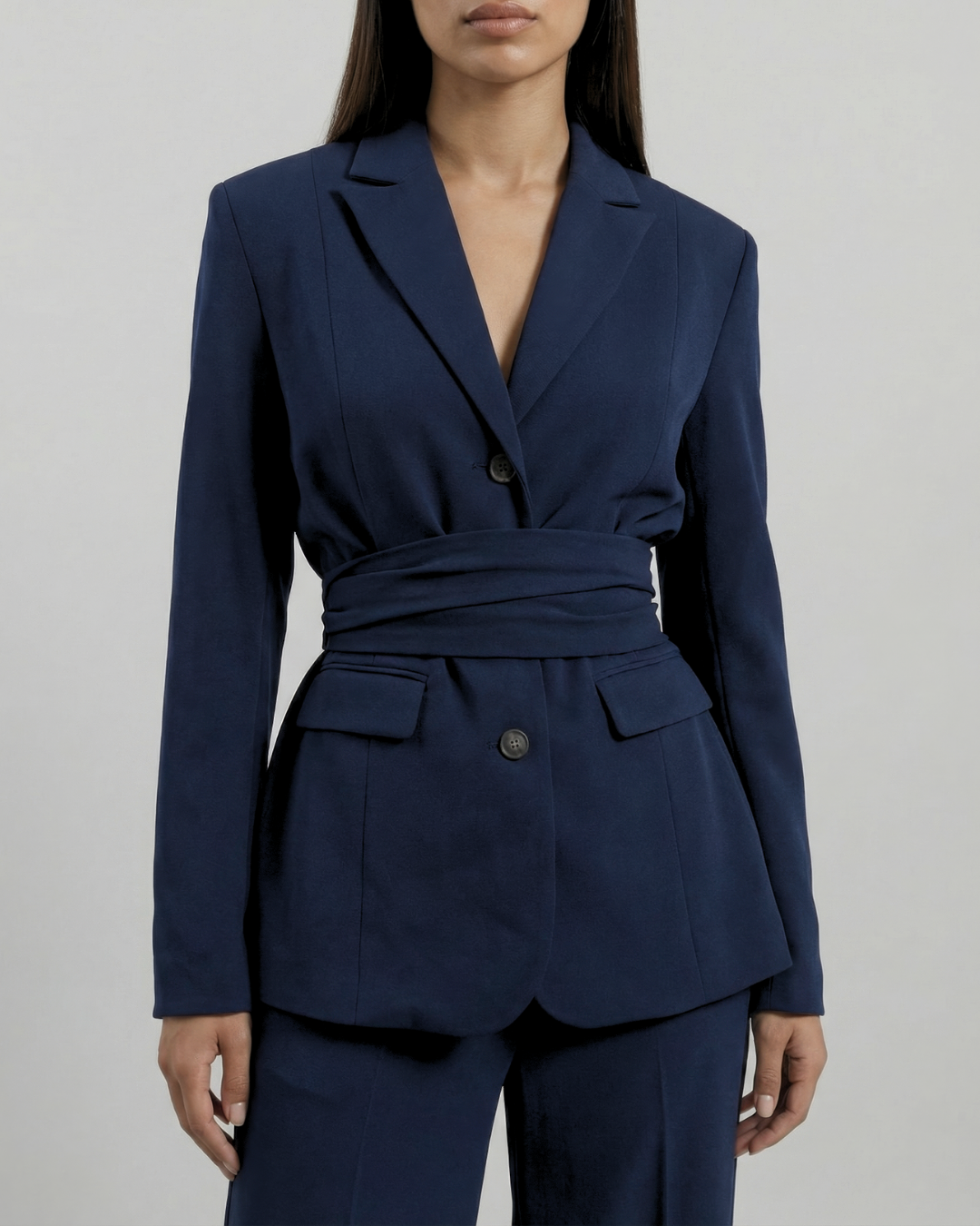 The Aurora Tailored Oversized Blazer with Belt