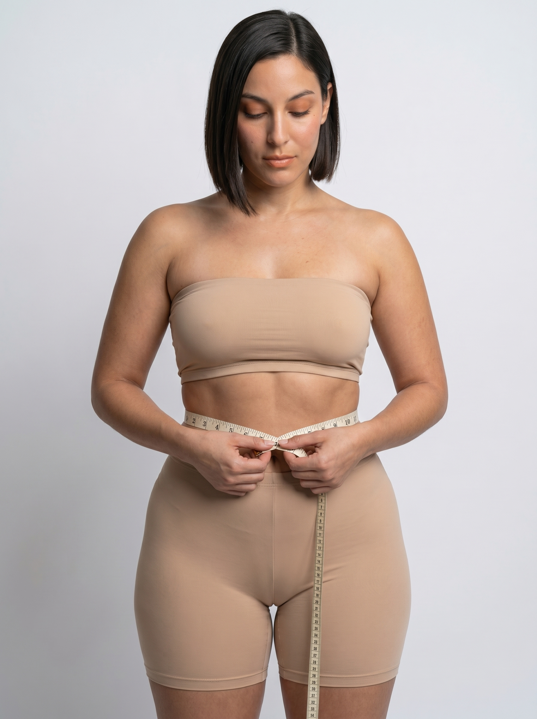 How to measure your waist — the tape around the narrowest point of the natural waist