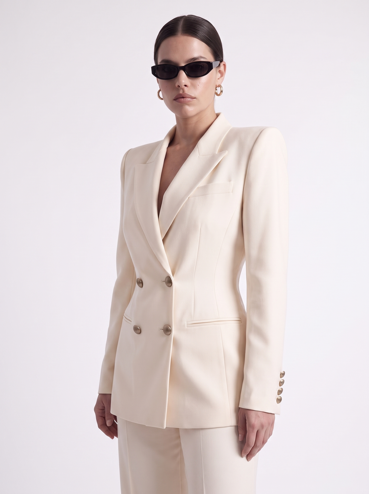 The Farah Aureate Suit in Ivory
