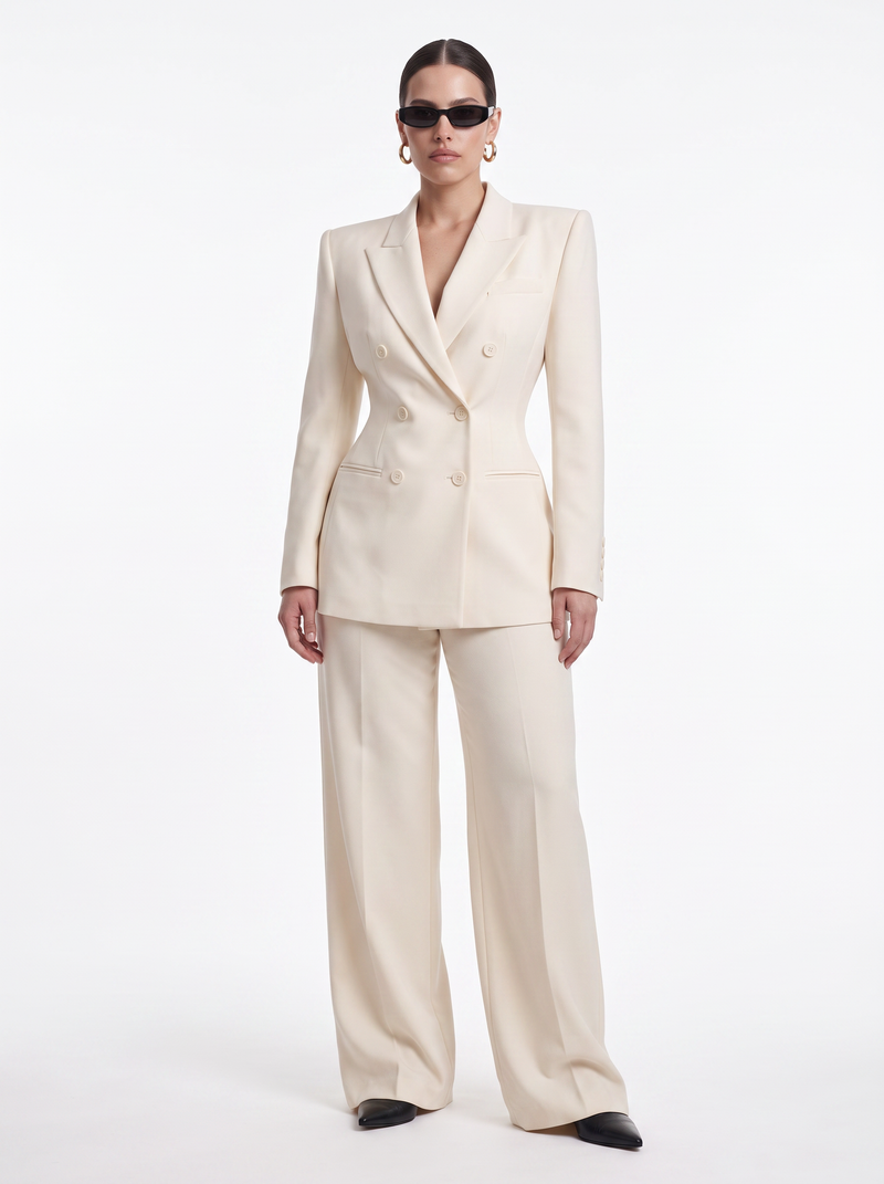 The Roksana Suit, Ivory
