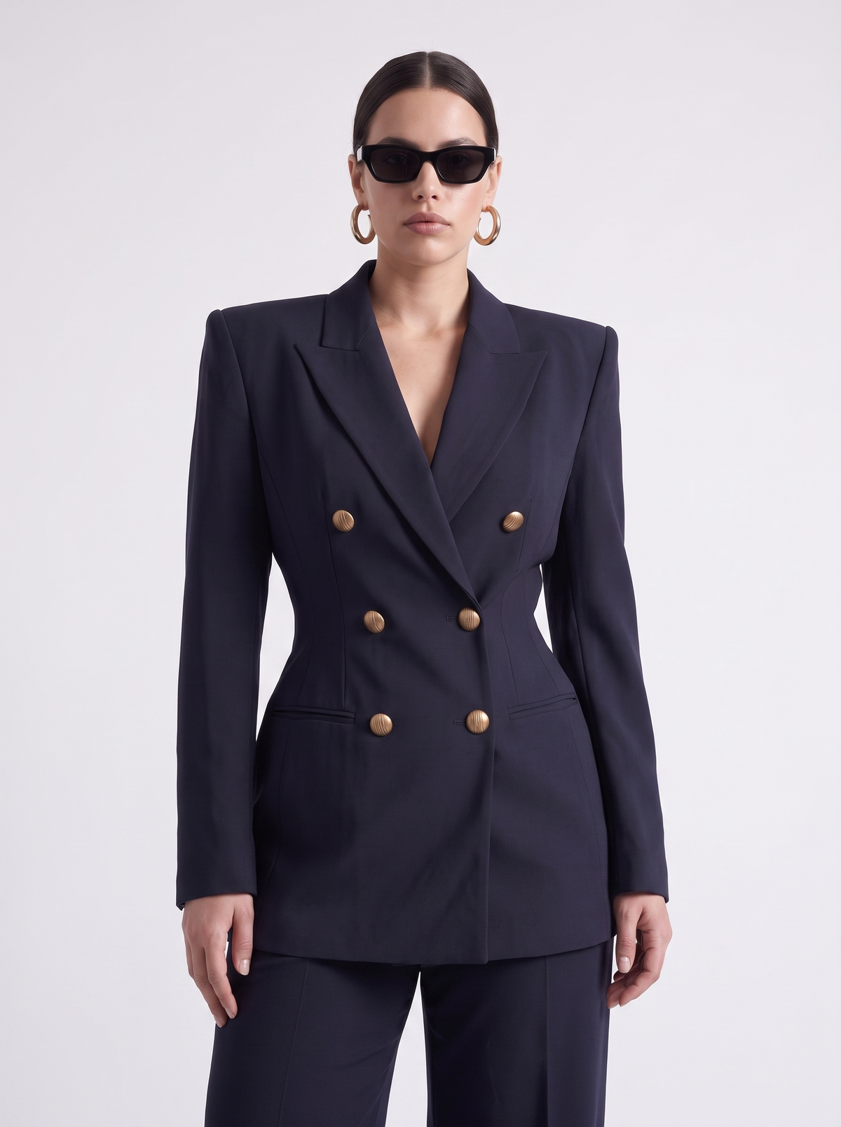 The Roksana Aureate Suit in Navy
