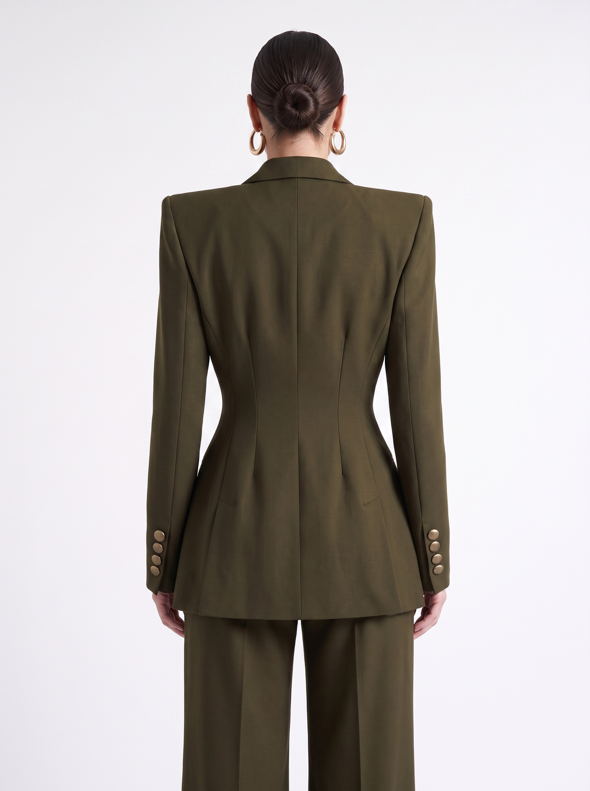 The Roksana Aureate Suit in Olive
