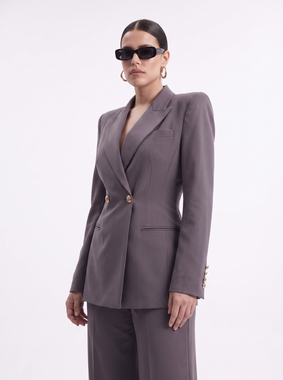 The Amara Aureate Suit in Grey
