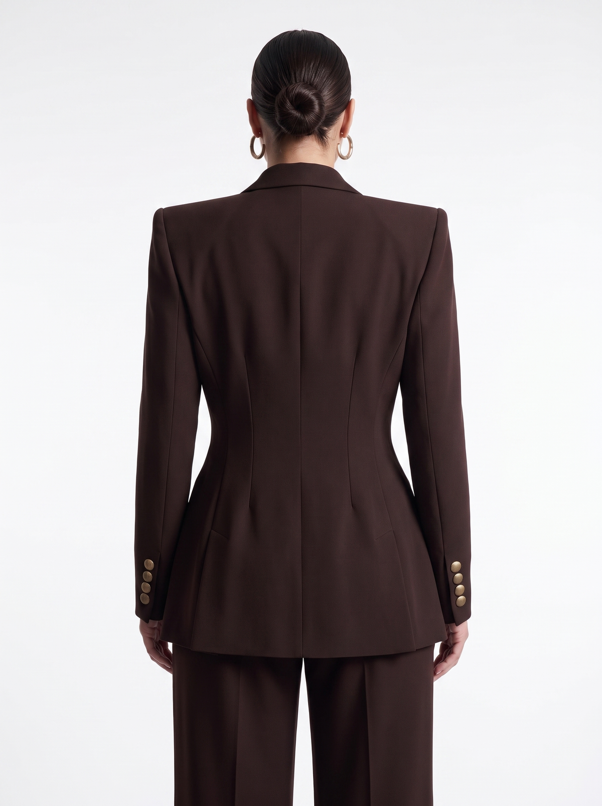The Amara Aureate Suit in Espresso
