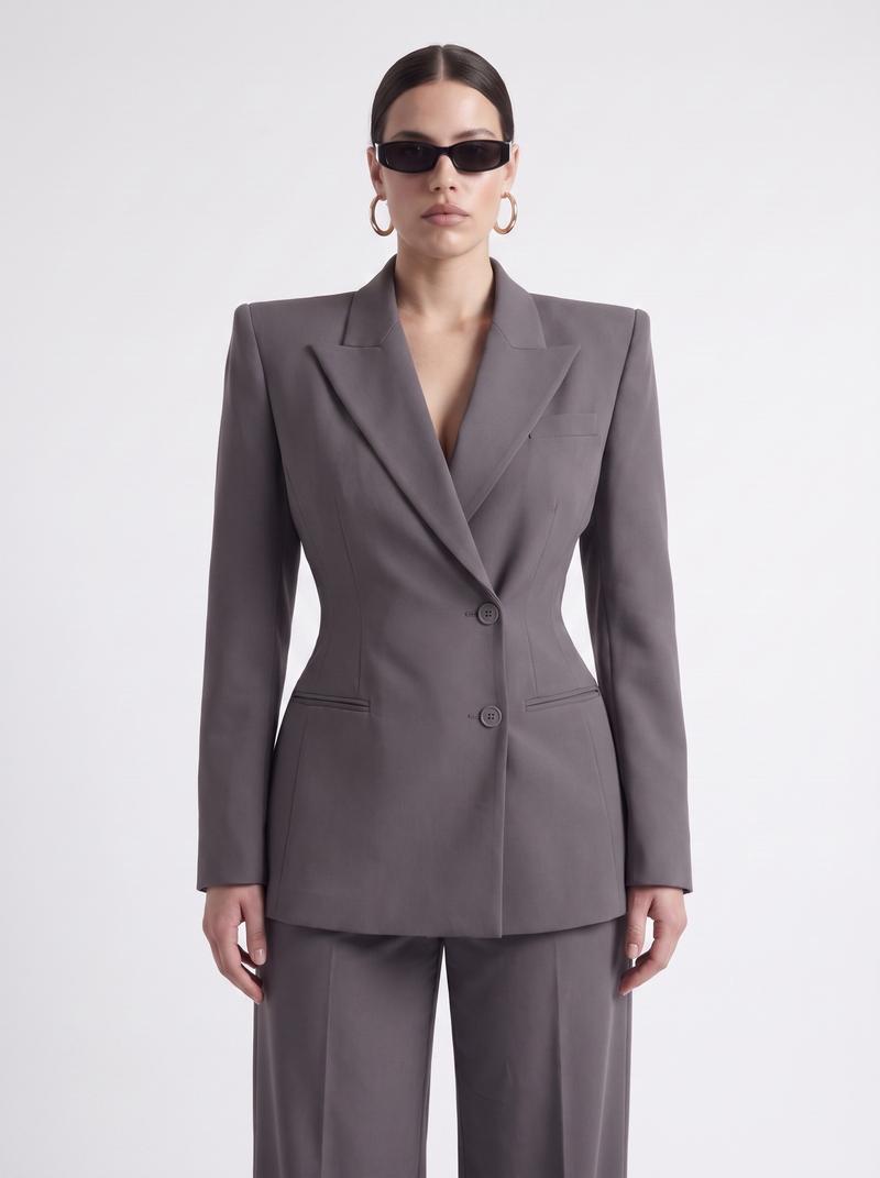 The Celeste Blazer, Grey