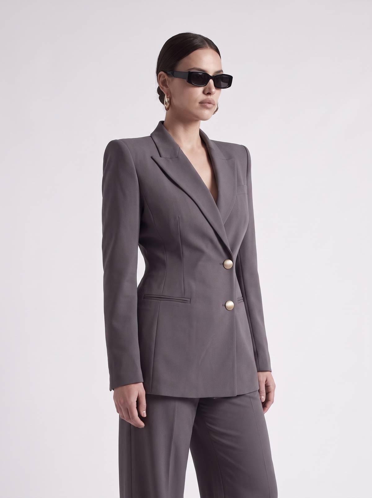 The Celeste Aureate Suit in Grey
