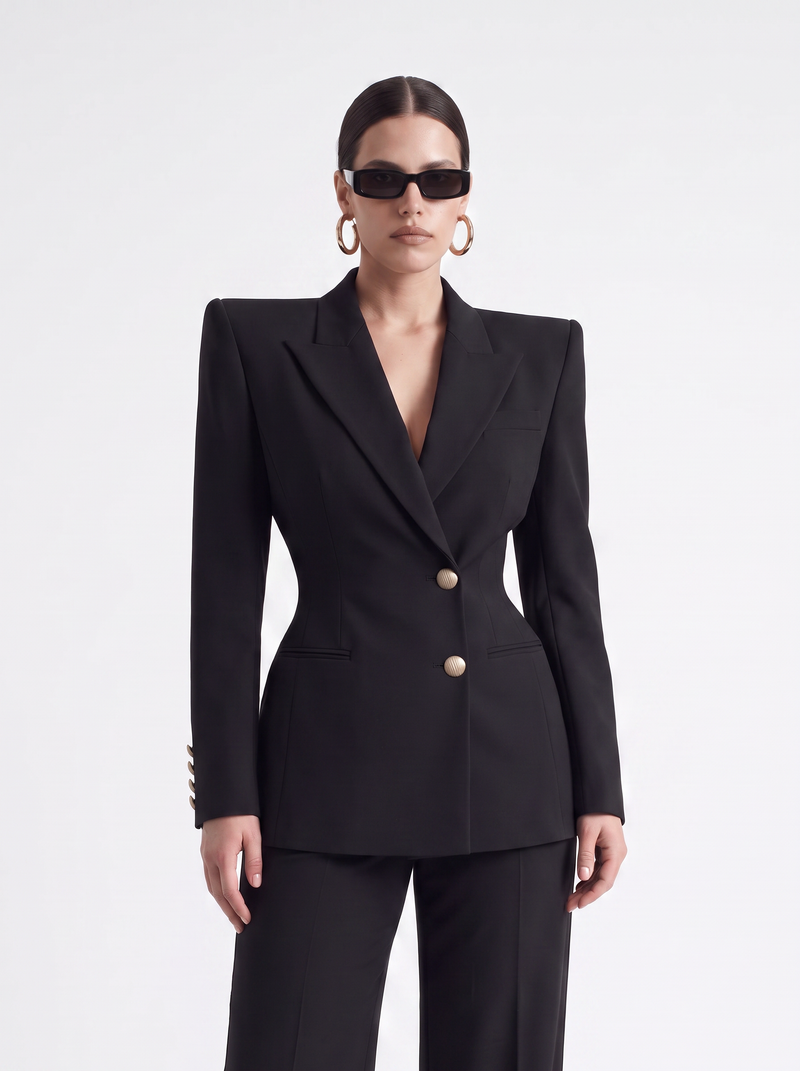The Celeste Aureate Blazer, Black