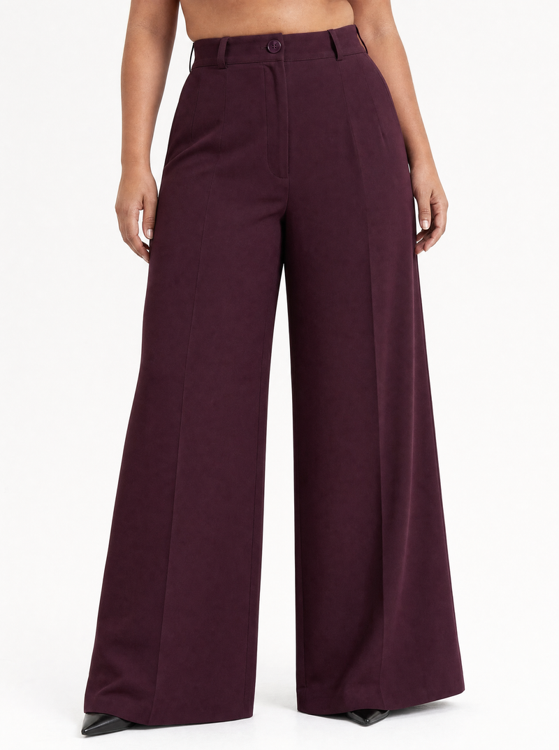 The Hourglass Trousers, Burgundy