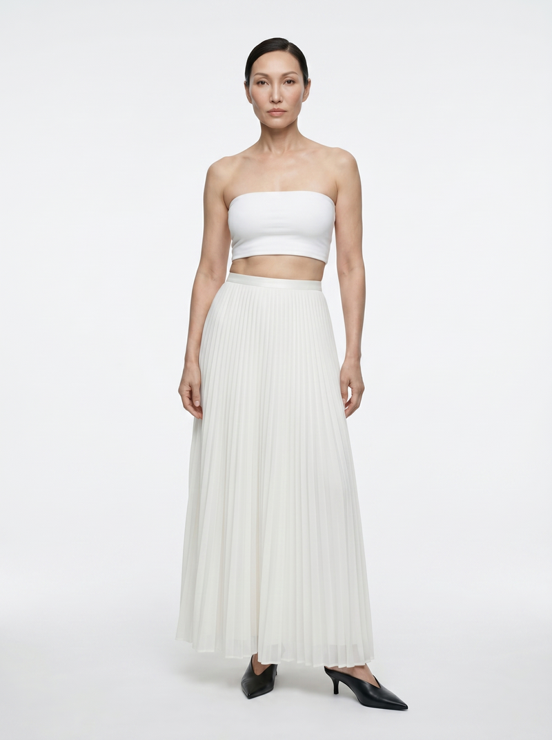 The Zahra White Skirt