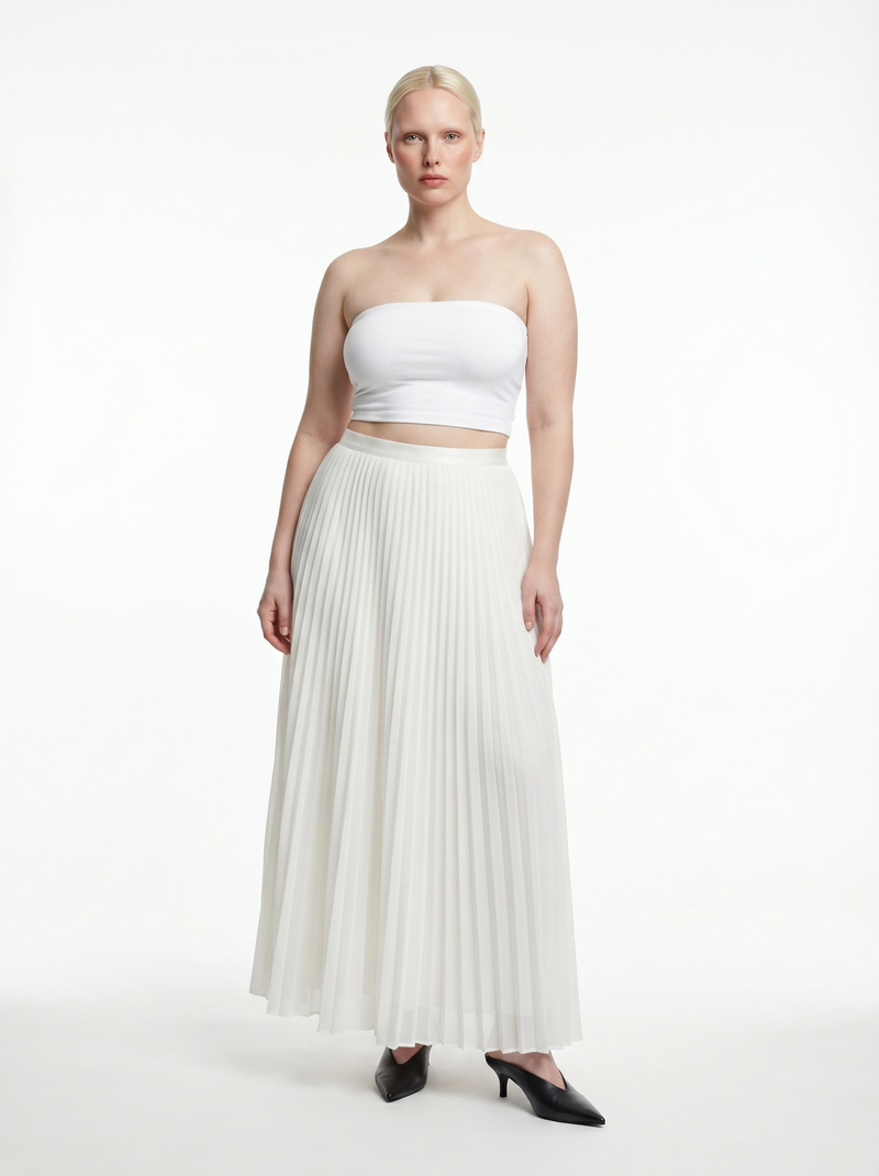 The Zahra White Skirt